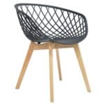 Silla Alma Decorativa Negra - Diseño Moderno y Funcional