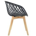 Silla Alma Decorativa Negra - Diseño Moderno y Funcional - Imagen 4