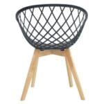 Silla Alma Decorativa Negra - Diseño Moderno y Funcional - Imagen 2