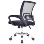 Silla Atlantis Ejecutiva Cromada Negra - Estilo Moderno - Imagen 3
