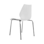 Silla Brenda Decorativa Blanca – Diseño moderno y resistente - Imagen 2