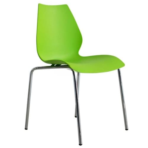 Silla Brenda Decorativa Verde – Diseño moderno y resistente