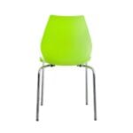 Silla Brenda Decorativa Verde – Diseño moderno y resistente - Imagen 2