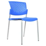 🪑 Silla Butterfly Fija Azul – Comodidad y Estilo para Espacios Corporativos - Imagen 2