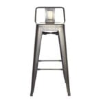 Silla de Bar Cloe con Espaldar Negra – Diseño resistente y minimalista - Imagen 4