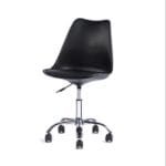 🪑 Silla Ema Tulip Giratoria Negra: Estilo, Confort y Funcionalidad para Oficinas Modernas - Imagen 4