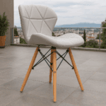 Silla Mariposa Fija Blanca – Diseño Elegante y Resistente para tu Espacio - Imagen 2