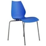 Silla Brenda Decorativa Azul – Diseño moderno y resistente