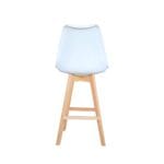 Silla Ema Tapiz Bar Blanca – Elegancia y confort para barras y cocinas - Imagen 5
