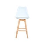 Silla Ema Tapiz Bar Blanca – Elegancia y confort para barras y cocinas - Imagen 3