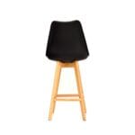 Silla Ema Tapiz Bar Negra – Elegancia y confort para barras y cocinas - Imagen 4