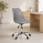 Silla Ema Tulip Gris Giratoria: Elegancia, confort y rendimiento