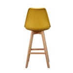 Silla Ema Tapiz Bar Amarilla – Elegancia y confort para barras y cocinas - Imagen 5