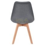 Silla Ghost Decorativa Gris Oscuro – Elegancia y Comodidad - Imagen 7