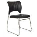 🪑 Silla ISO PU Fija Trineo – Comodidad y Elegancia en Ambientes Profesionales