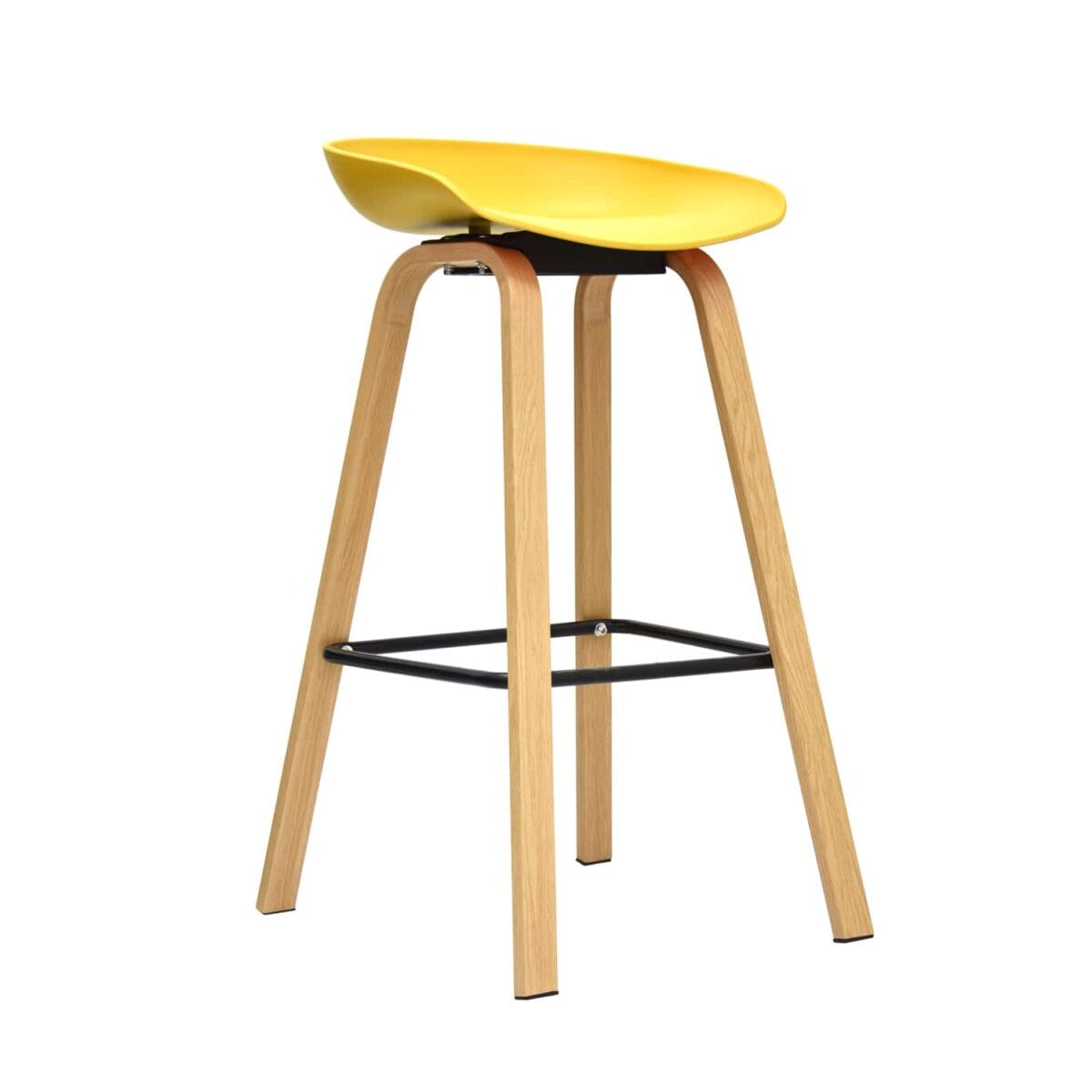 silla de bar misuri amarilla