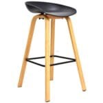 silla de bar misuri negra