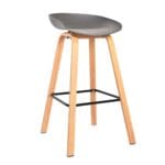 Silla de Bar Misuri Gris – Diseño moderno y funcional