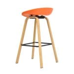 Silla de Bar Misuri Naranja – Diseño moderno y funcional - Imagen 4