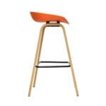 Silla de Bar Misuri Naranja – Diseño moderno y funcional - Imagen 3