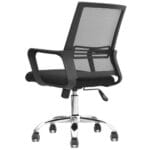 Silla MOBI Ejecutiva Ergonómica – Malla Negra, Base Cromada y Reclinación Basculante - Imagen 2