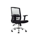 Silla Monk Ejecutiva Cromada – Ergonomía Moderna y Confort Profesional