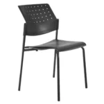 🎬 Silla Movie Fija Negra – Diseño Moderno y Resistente - Imagen 6