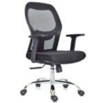 Silla Noruega Gerencial Cromada – Confort y Ergonomía Ejecutiva 💼✨ - Imagen 2