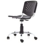 Silla Prisma Giratoria Negra – Estilo y Comodidad - Imagen 2