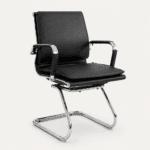 🪑 Silla Alemania Trineo Fija – Elegancia Ejecutiva y Estructura Robusta