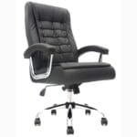 Silla Shiny Gerencial Negra II – Elegancia y Confort