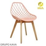 SILLA TURIA DECORATIVA SALMON