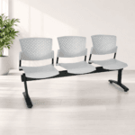 SILLA DE ESPERA BUTTERFLY 3 ASIENTOS POLIPROPILENO GRIS