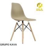 Silla Eames Nordica Beige Decorativa Moderna - Imagen 3