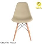 Silla Eames Nordica Beige Decorativa Moderna - Imagen 4