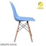 🪑 Silla Eames Nórdica Celeste Sofisticada – Diseño Escandinavo Elegante - Imagen 3