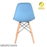 🪑 Silla Eames Nórdica Celeste Sofisticada – Diseño Escandinavo Elegante - Imagen 2