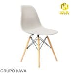 Silla Eames Nórdica Gris Claro: Diseño Moderno y Funcional