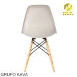 Silla Eames Nórdica Gris Claro: Diseño Moderno y Funcional - Imagen 4