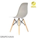Silla Eames Nórdica Gris Claro: Diseño Moderno y Funcional - Imagen 3
