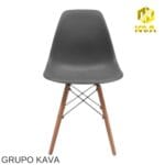 Silla Eames Nórdica Gris oscura: Diseño Moderno y Funcional - Imagen 2
