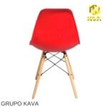 Silla Eames Nórdica Rojo: Diseño Moderno y Funcional - Imagen 4