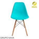 Silla Eames Nórdica Turquesa: Diseño Moderno y Funcional - Imagen 3