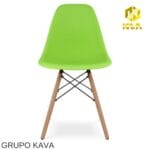 Silla Eames Nórdica Verde  Sofisticada - Imagen 3