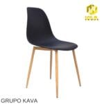 🪑 Silla Lotti Decorativa Negra - Imagen 4