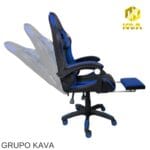 SILLA GAMER NX AZUL ERGONÓMICA - Imagen 4