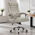 silla shiny beige