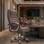 Silla Shiny Gerencial Café – Elegancia y Confort - Imagen 11