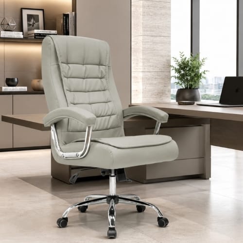 silla shiny beige