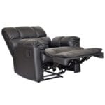 SOFÁ RELAX RECLINABLE NEGRO KING - Imagen 2